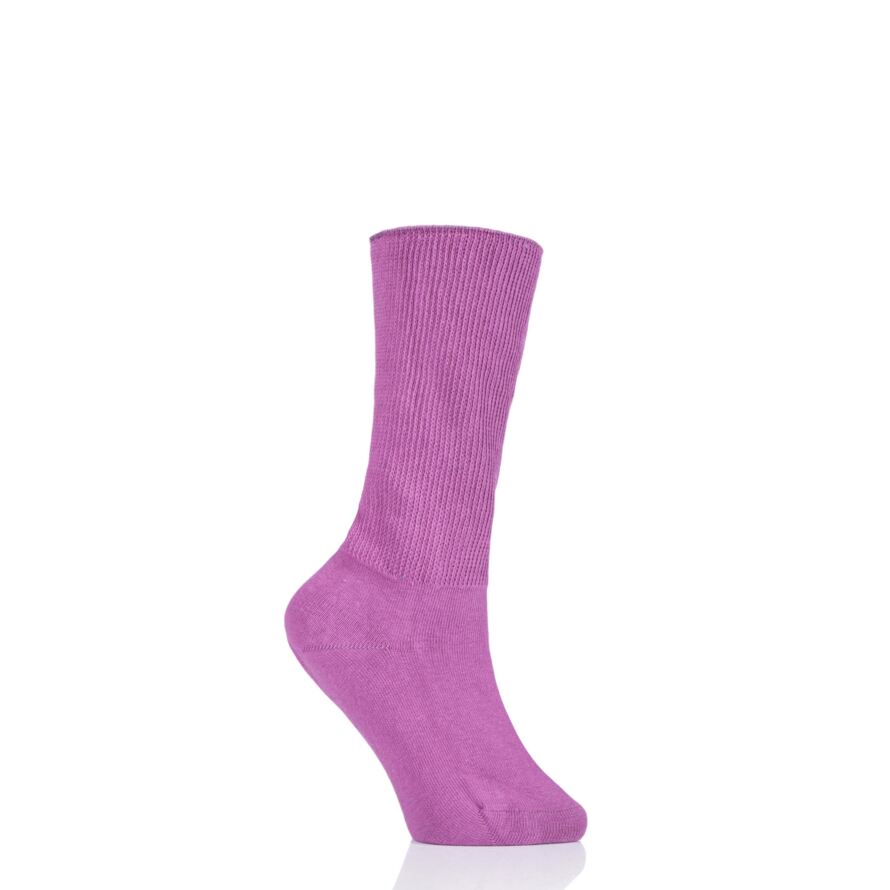 Ladies 1 Pair Iomi Footnurse Oedema Extra Wide Cotton Socks From SOCKSHOP