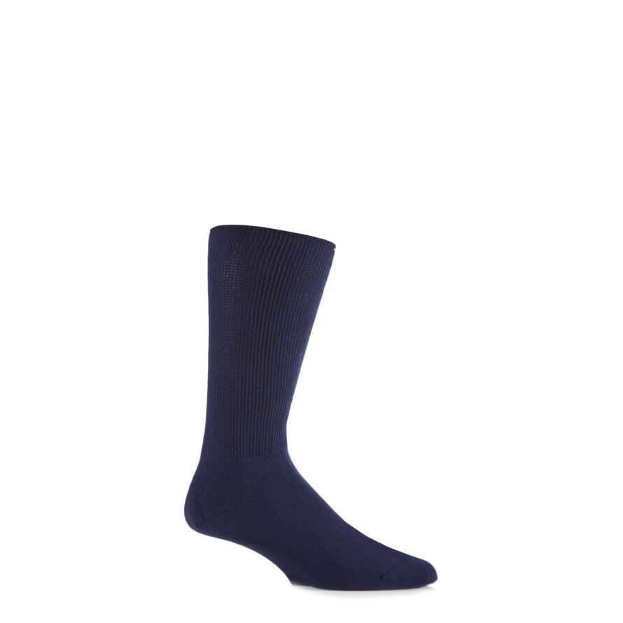 Mens 1 Pair Iomi Footnurse Oedema Extra Wide Cotton Socks From SOCKSHOP