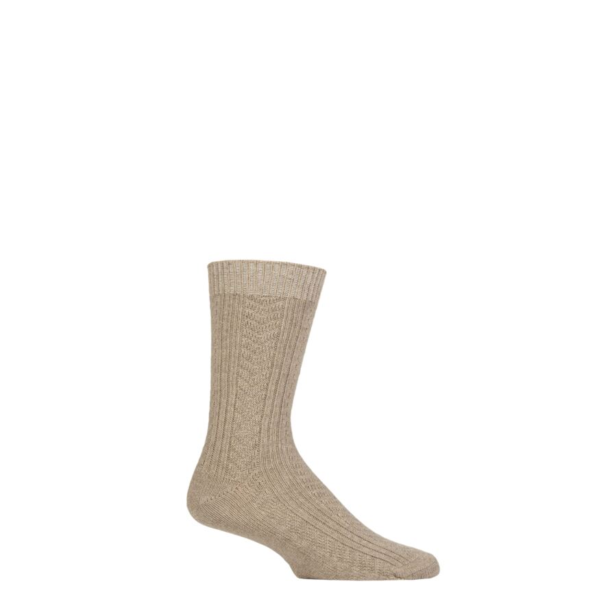 Mens Pringle 1 Pair Cashmere and Merino Wool Blend Luxury Socks from ...