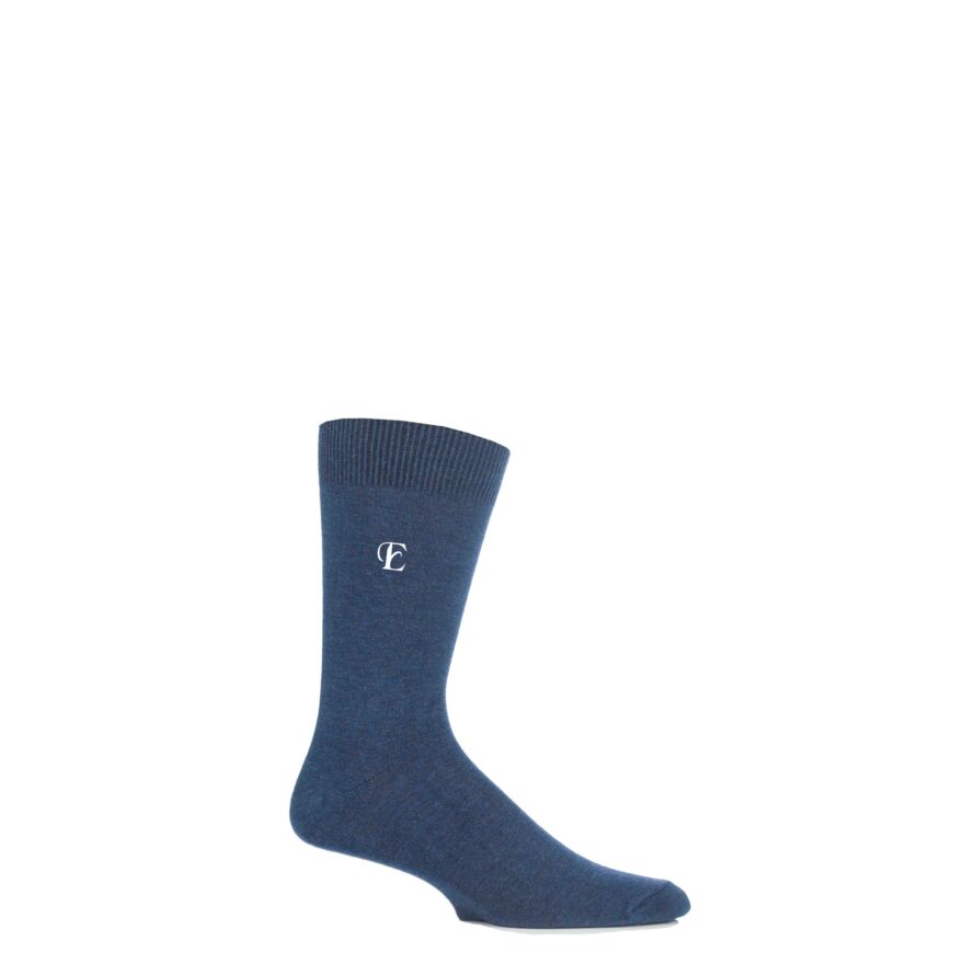 SOCKSHOP New Individual Embroidered Initial Socks - A-E