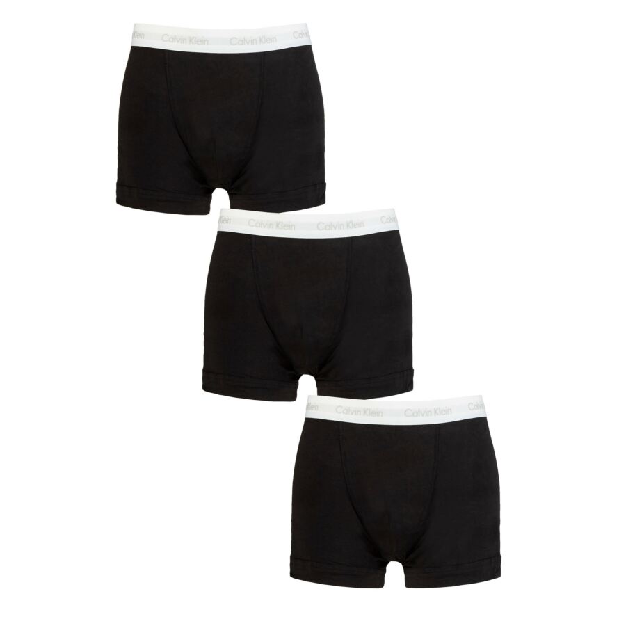 Mens Calvin Klein Cotton Stretch Trunks from SOCKSHOP