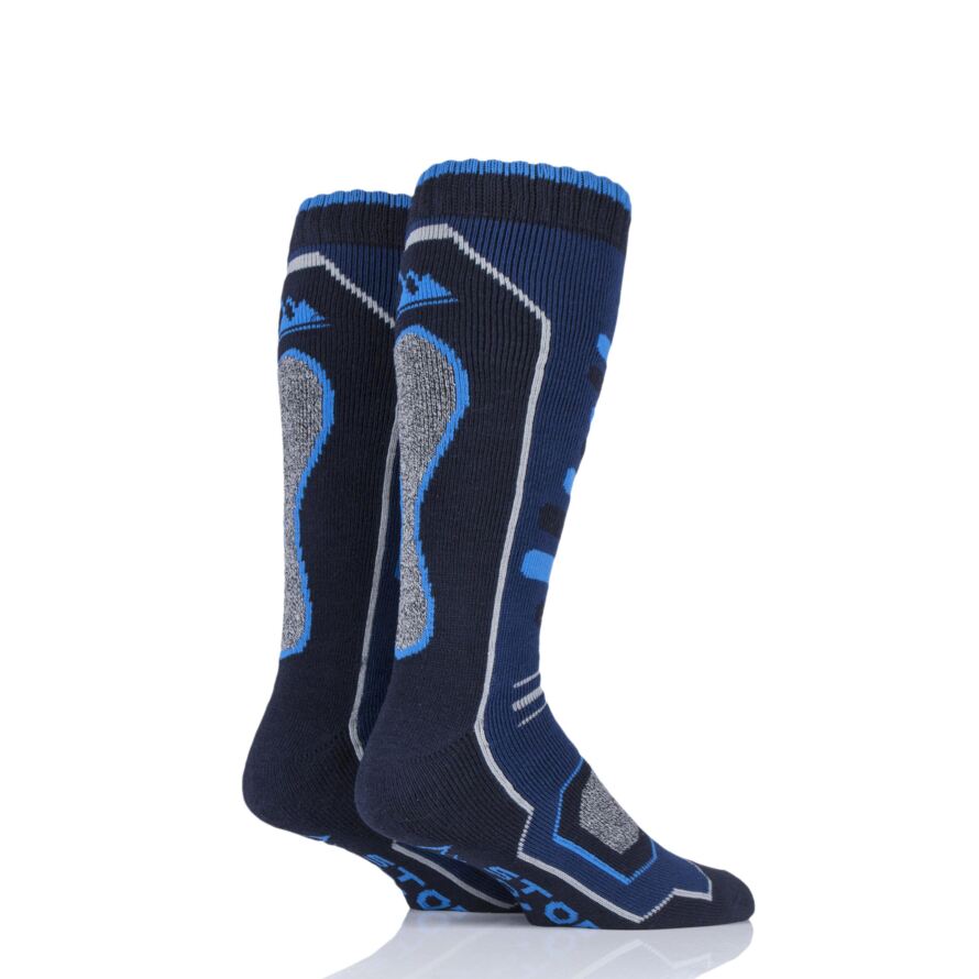 Mens 2 Pair Storm Bloc Long Leg Snow Socks from SOCKSHOP