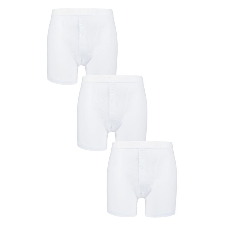 Pringle Button Front Cotton Boxer Shorts | SOCKSHOP