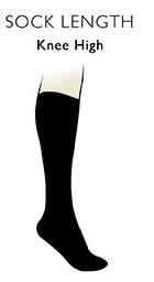 Ladies Elle Plain Bamboo Knee Highs from SockShop