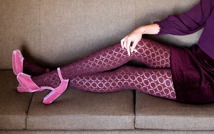 Women's Purple Tights, Pantyhose & Hosiery